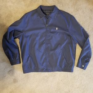 Polo Ralph Lauren Mens Harrington Golf Jacket Size Xl Navy Blue